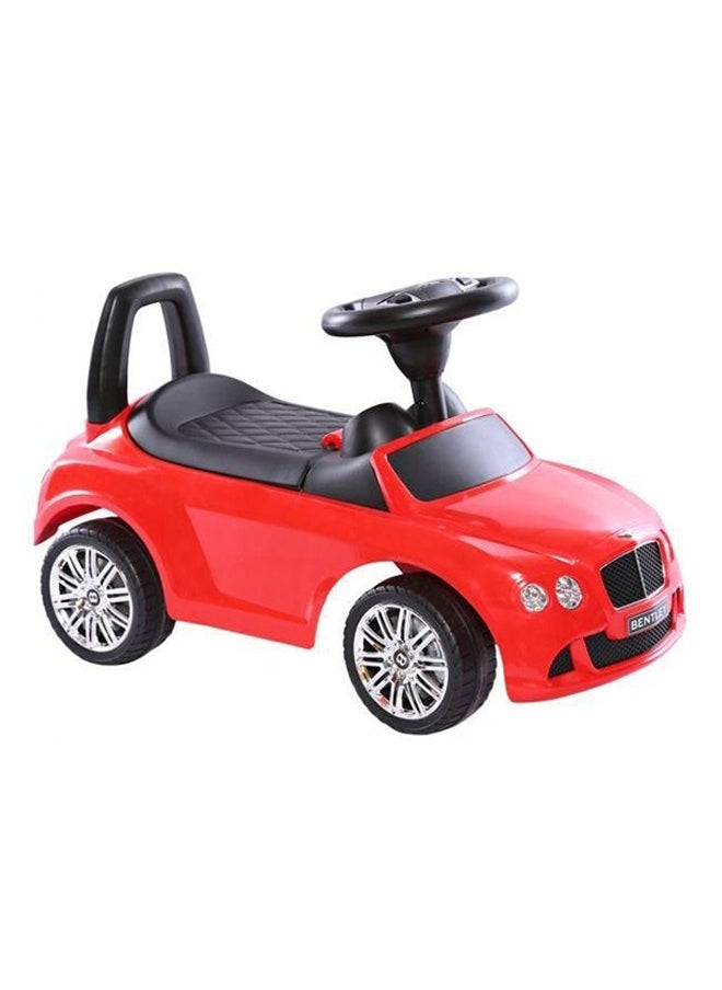 Continental GT Speed Ride on Push car portable red with under seat storage space