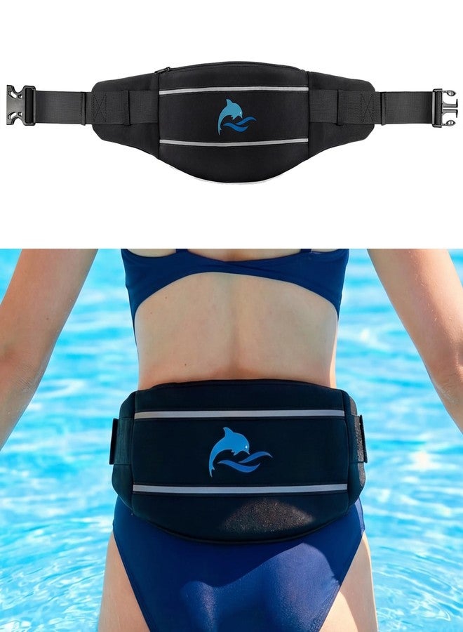 YOTAN Swim Belt for Adults, Flotation Belt with Reflective Strips, Adjustable 3 Section Buoyancy Flotation Swimming Belts, Pool Exercise Equipment for Water Aerobic, Aqua Jogging, Low-Impact Workout - Image 1