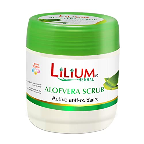 Lilium Active Anti-Oxidants AloeVera Face Scrub, 500ML - Image 1