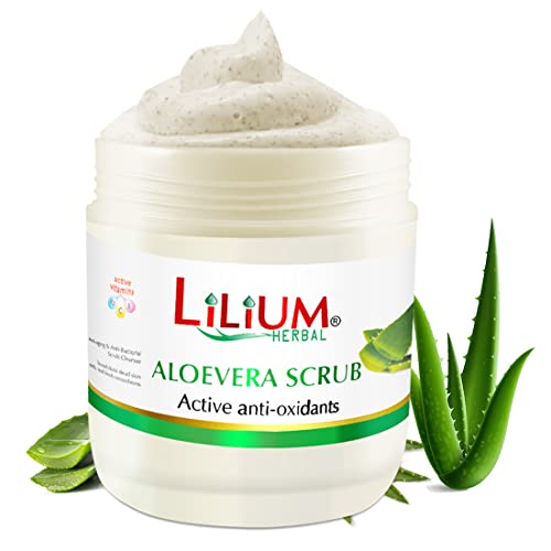 Lilium Active Anti-Oxidants AloeVera Face Scrub, 500ML - Image 5