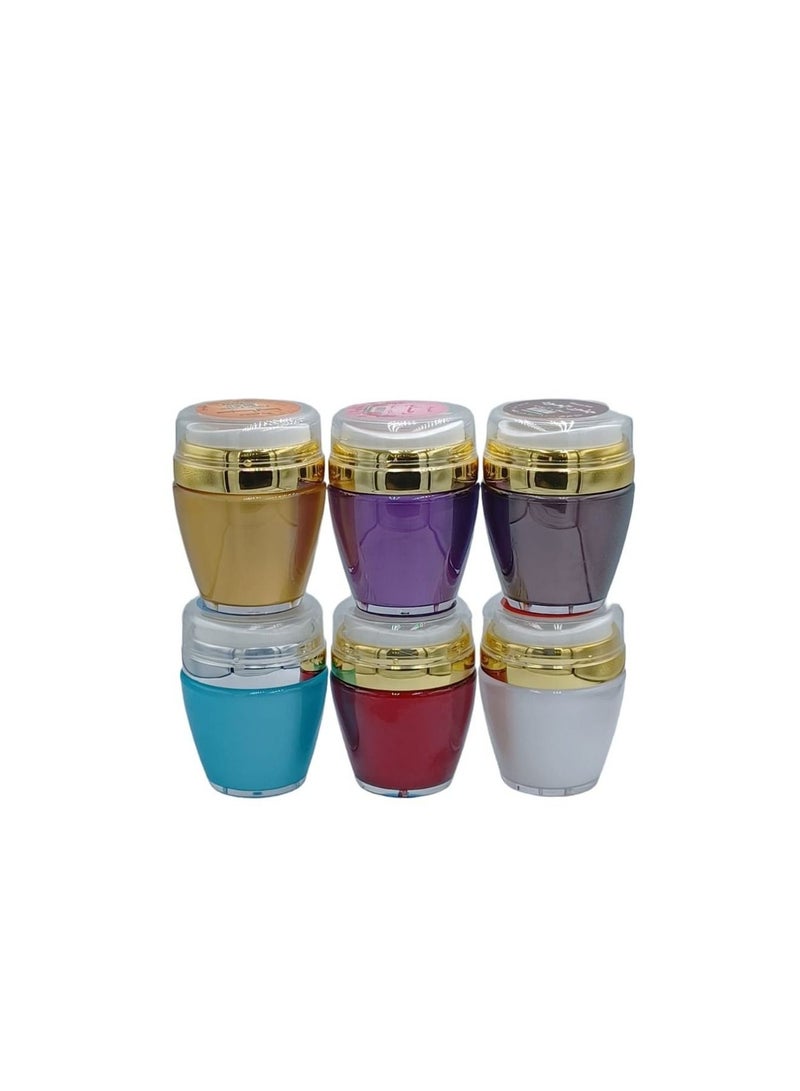 Makhmaria Touch of Silk to perfume the body and hair, consisting of 6 pieces with different scents - Image 1