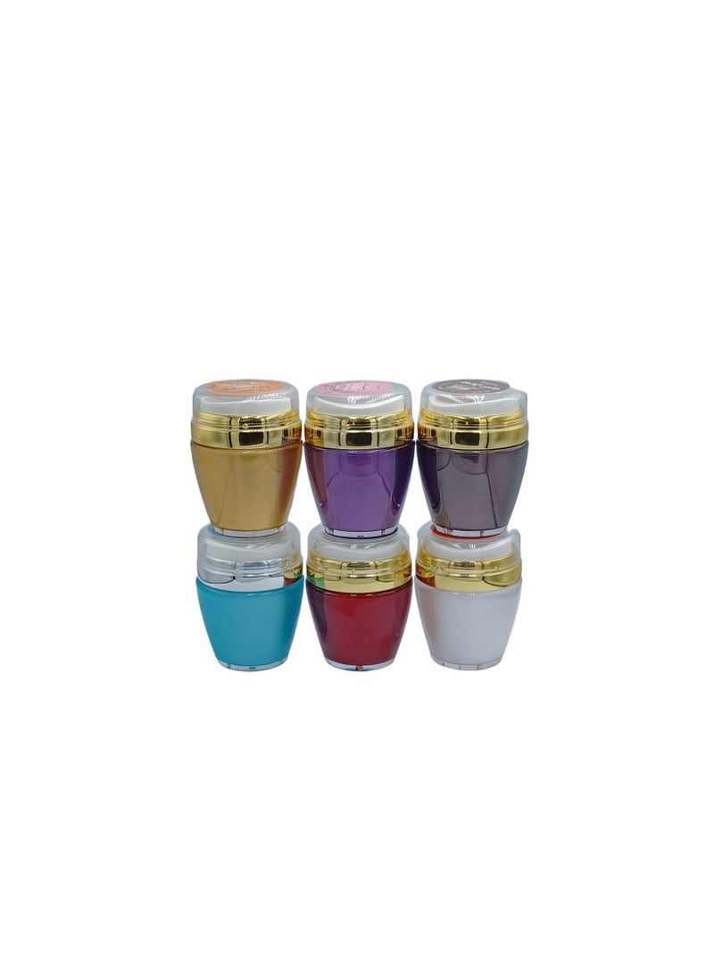 Makhmaria Touch of Silk to perfume the body and hair, consisting of 6 pieces with different scents - Image 2