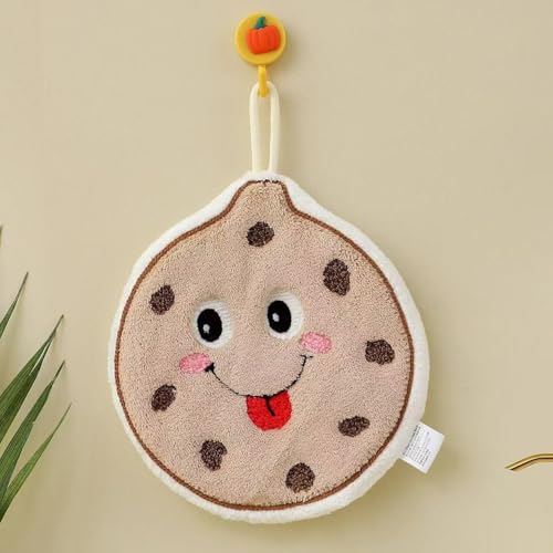 WeCoola Decorative Hand Towels with Hanging Loop with Cute Food Designs, 4-Pack, 100% Cotton, Soft and Highly Absorbent - Image 5