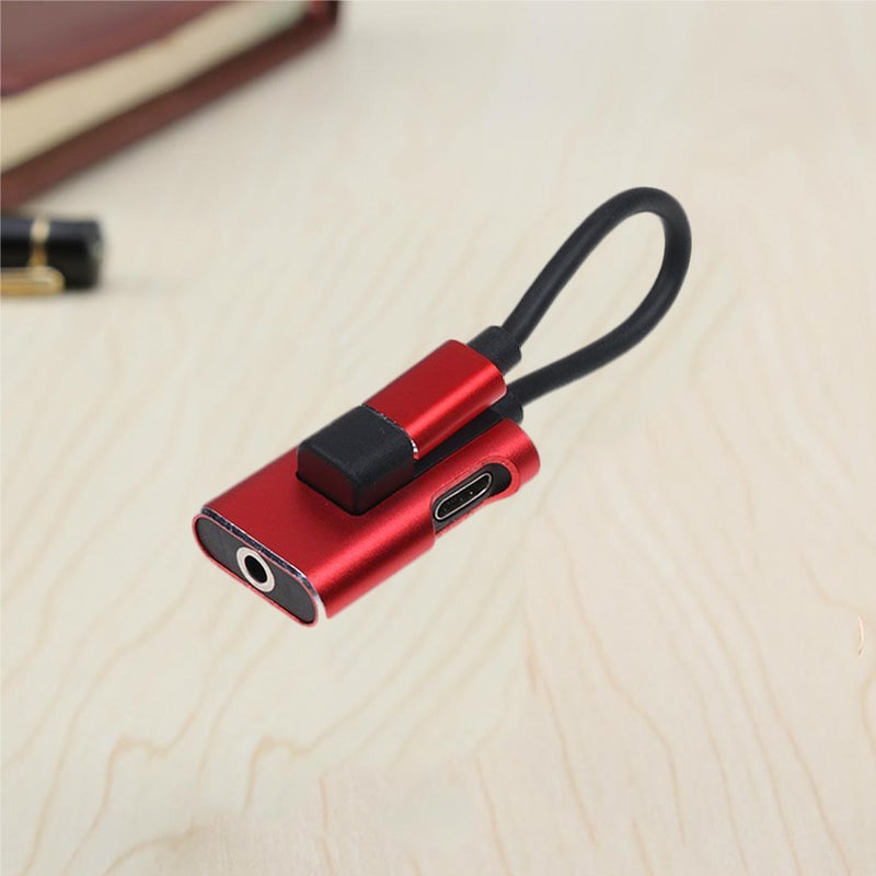 2pcs 2 In 1 Type-C To 3.5mm Headphone Jack AUX Audio Cable Adapter Charging Converter for Phone - Image 1
