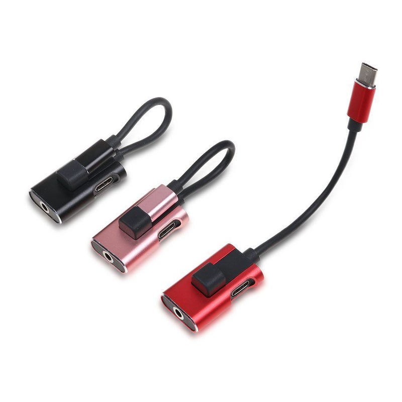 2pcs 2 In 1 Type-C To 3.5mm Headphone Jack AUX Audio Cable Adapter Charging Converter for Phone - Image 4