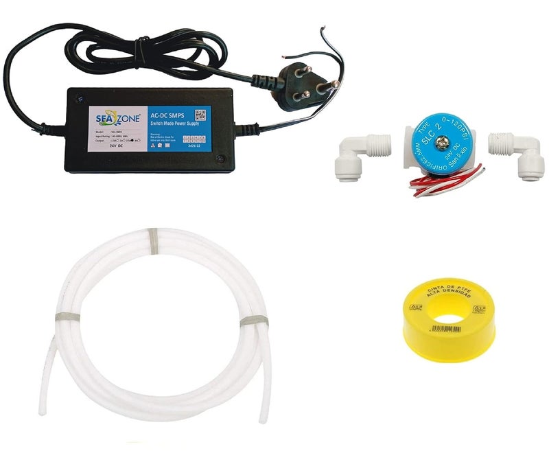 Seazone 24V 2.5 Amp AC-DC SMPS Power Supply + Heavy Solenoid Valve SV 24V Set - Image 1