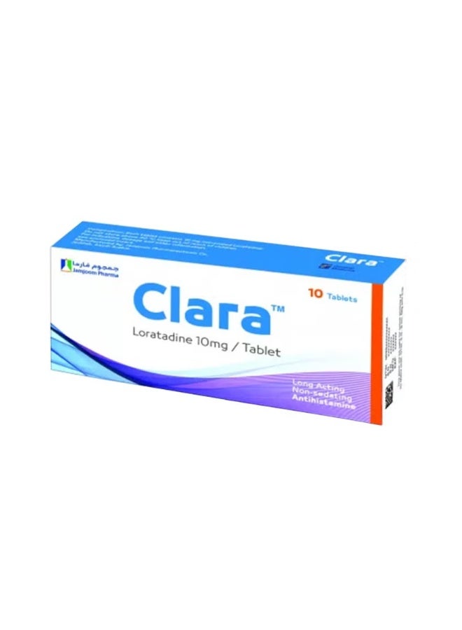 CLARA قرص 10 ملغ - عبوة 10 أقراص