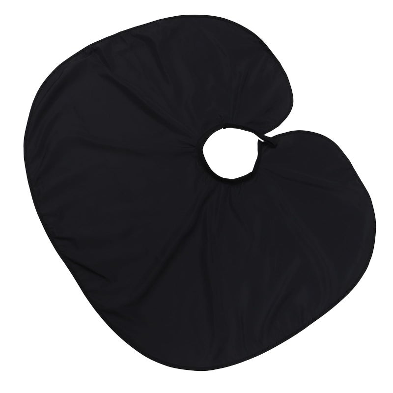 Black Salon Barber Cape For Hair Cutting Styling And Coloring - Image 2