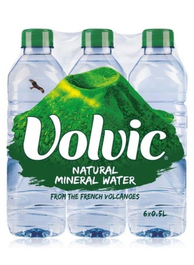 Volvic Natural Mineral Water 500ml x 24 | Low Sodium | Pure Hydration - Image 3