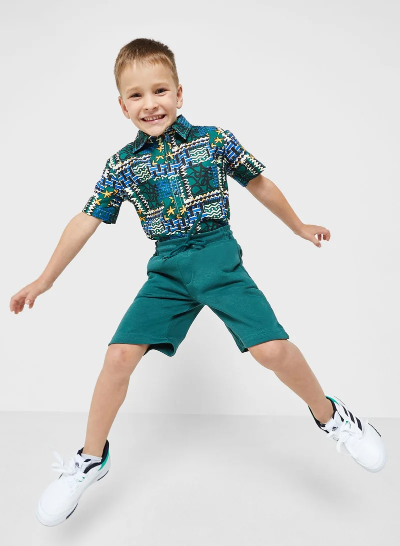 Pinata Printed Shirt & Shorts Set