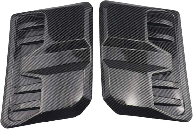 AutoBizarre Car Styling Decorative Air Flow Intake Bonnet Hood Scoop Fender Vents Side Vents Set of 2 Pcs - Universal for All Cars (Carbon Fiber) - Image 1