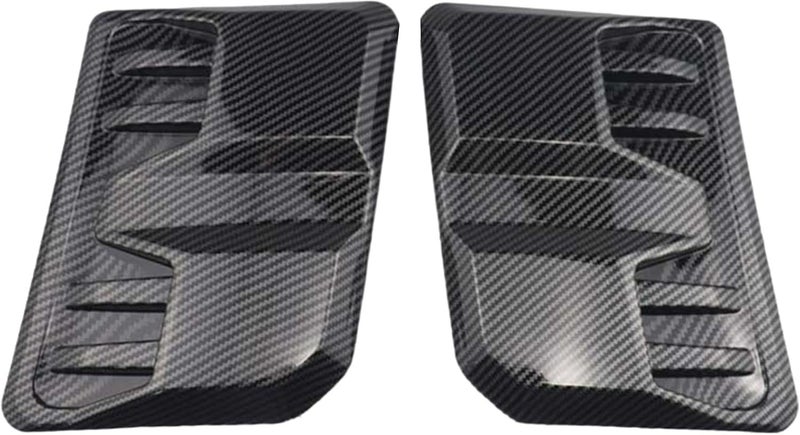 AutoBizarre Car Styling Decorative Air Flow Intake Bonnet Hood Scoop Fender Vents Side Vents Set of 2 Pcs - Universal for All Cars (Carbon Fiber) - Image 5