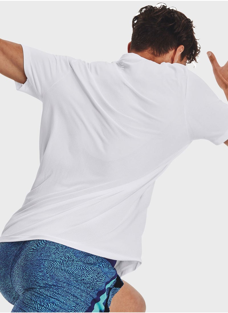 UNDER ARMOUR - Seamless Stride T-shirt - Image 1
