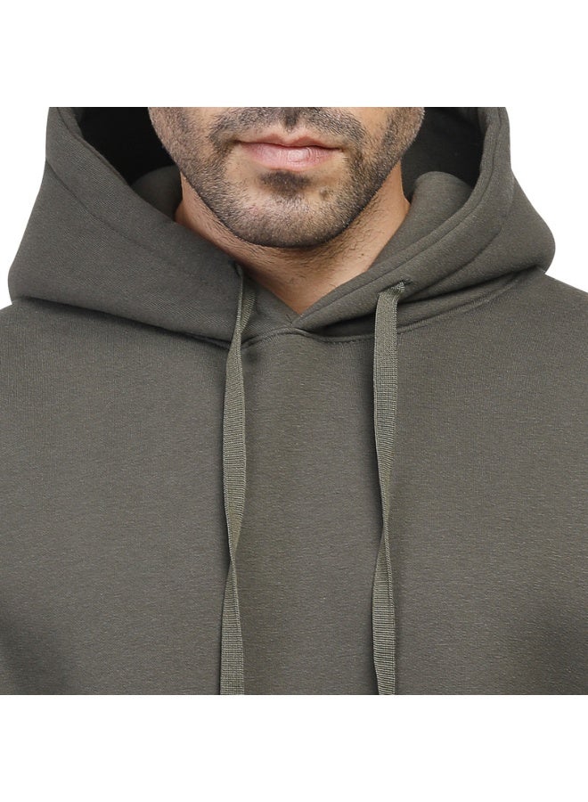 Coup Coup Mens - Plain Hooded Sweatshirt With Long Sleeves  - Image 2