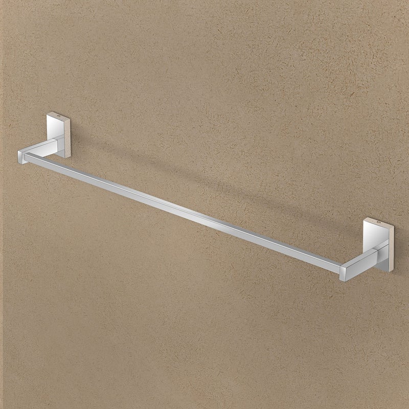 Primax Iris 304 Grade Stainless Steel Towel Hanger for Bathroom/Towel Rod/Bar/Bathroom Accessories (24inch) - Chrome - Pack of 1 - Image 3