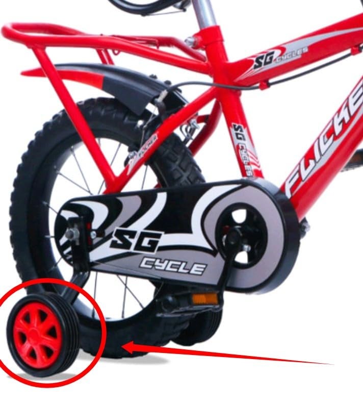 Neemo عجلات تدريب دراجة الأطفال، مجموعة دعم جانبي، 2 قطعة، أخضر - Image 3