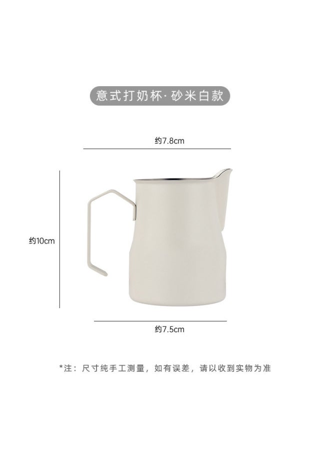 Coffee Latte Italian 304 Stainless Steel Belly Fanie Coffee Milk Cup Utensil Milk Bubble Pot Latte Cup
