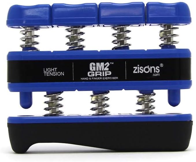 GM2 Grip Exerciser, Hand Exerciser, Finger Exerciser. 9lb(Black) 7lb(Red) 5lb(Blue) - Image 1