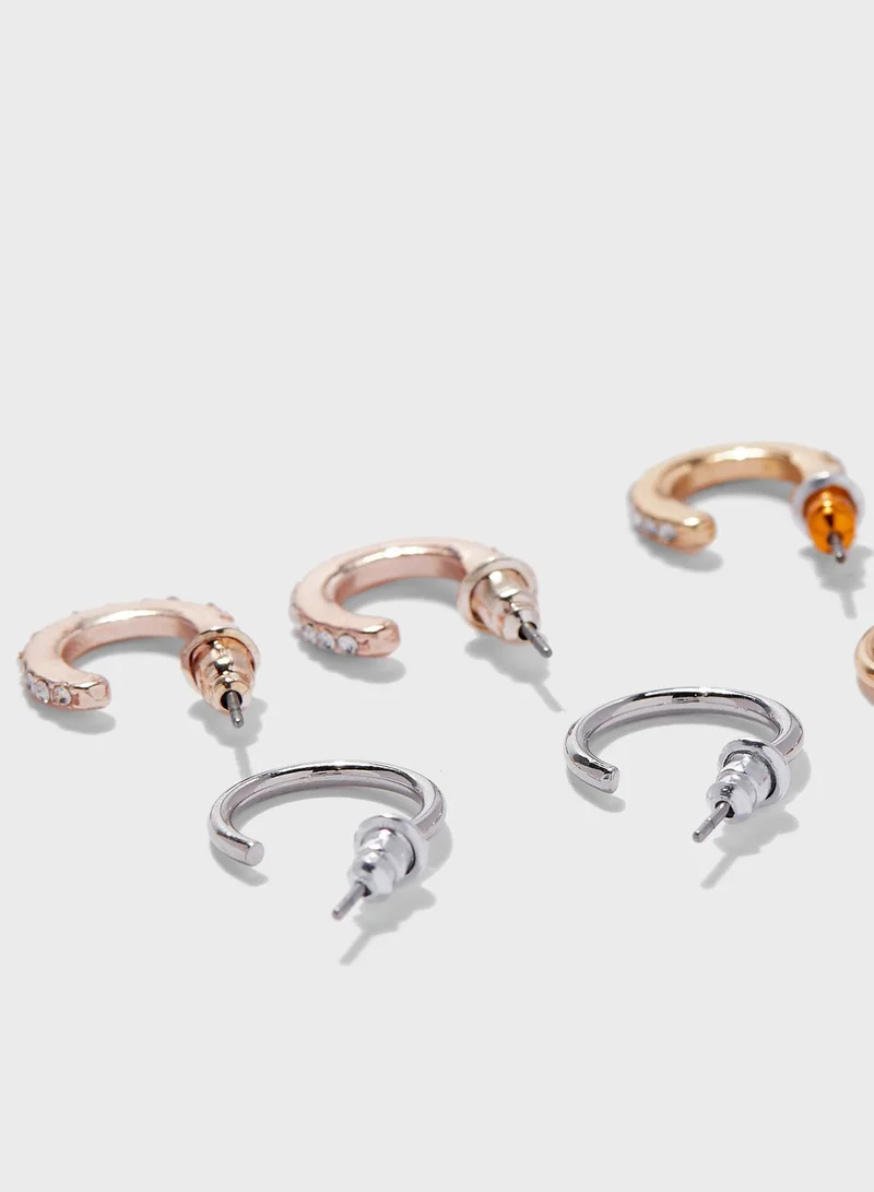 FOREVER 21 Multipack Mixed Stud Earrings