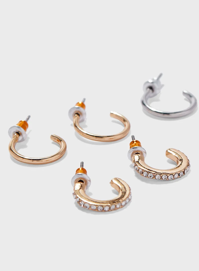 FOREVER 21 Multipack Mixed Stud Earrings
