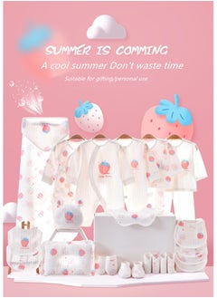 Beauenty 24PCS Newborn Baby Gift Set, Newborn Layette Gift Set for Boys and Girls, Babies Essential Clothes Accessories with Baby Blanket, 100% Premium Cotton, for Spring Summer Autumn Winter Four Seasons  - Image 1