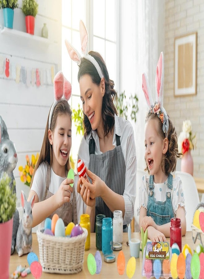 Chochkees طباشير بيض عيد الفصح من تشوكيز، طباشير للرسم على الرصيف للأطفال، حشوات هدايا سلة عيد الفصح، مثالية للبحث عن بيض عيد الفصح، هدايا الحفلات، 2.5 بوصة (عبوة من 6 قطع) - Image 2