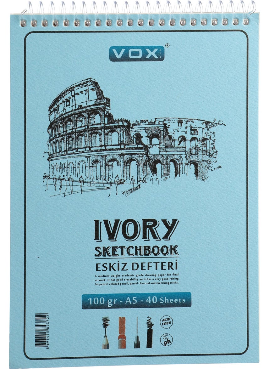 Vox Art - Sketch Drawing Book A5 40 Sheets 100 gr - Image 1