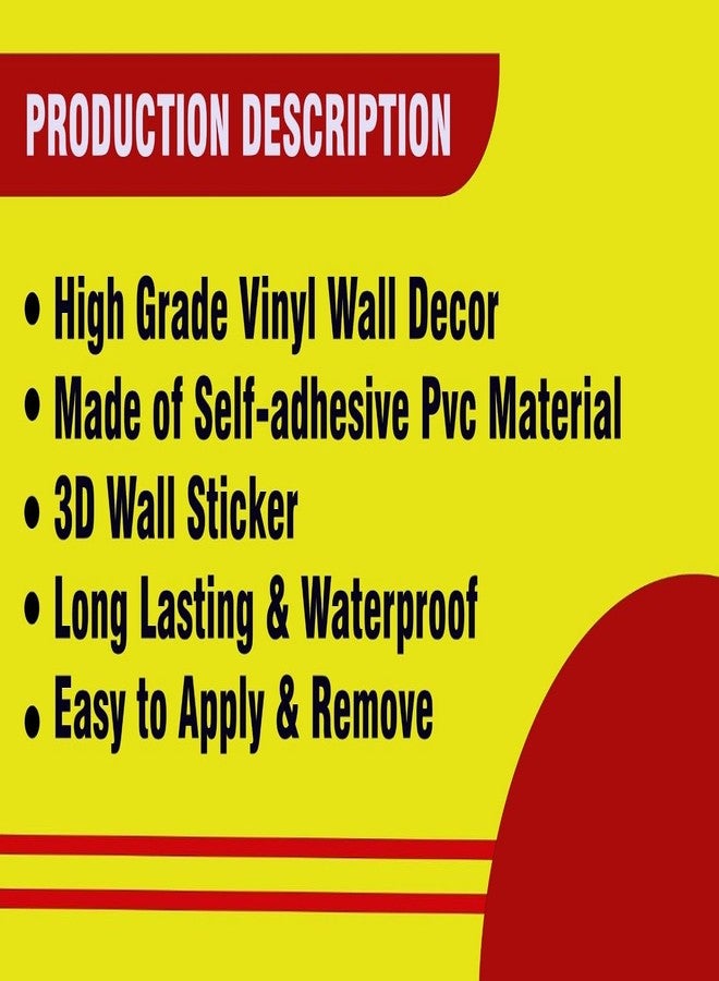 Techgifti ملصق حائط Techgifti Jerry، ملصق حائط على شكل فأر كرتوني لغرفة المعيشة (المقاس - 41 سم × 52 سم) - Image 5