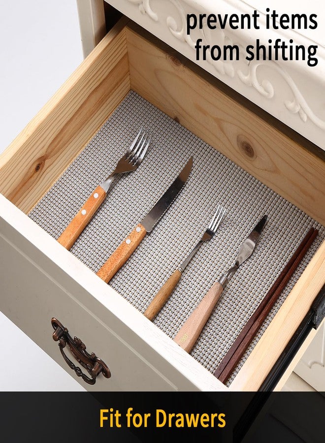iwtmm Drawer Shelf and Cabinet Liners Non-Adhesive Extra Strong Grip - Keep Items in Place for Kitchen, Bathroom, Office & Wardrobe, Heavy Duty Anti-Slip Liners for Cabinets, Cupboards, Drawers - Image 3