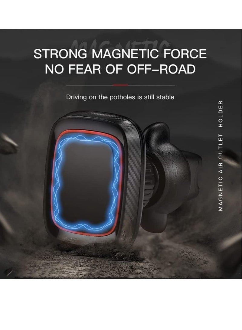 GO-Des GD-HD611 Car Air Vent Magnetic Phone Holder,360 Degree Rotation Mobile Car Mount Compatible with iPhone 13 Mini/iPhone 13/13 Pro / 13 Pro Max - Image 3