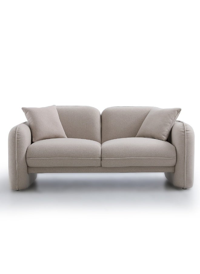 Baytonia Bono double sofa - beige and gold - Image 2