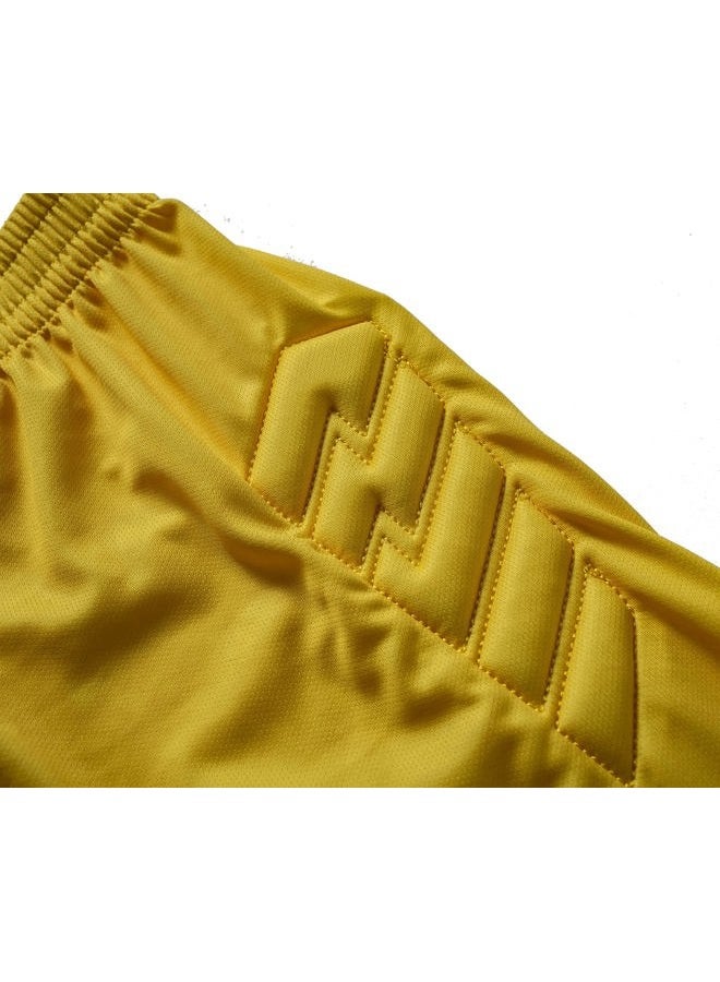 KELME زي حارس مرمى كرة القدم المحترف - قميص حارس مرمى مبطن شورتات جورب - زي حارس مرمى للرجال والنساء (بنفسجي، أطفال 12) - Image 5