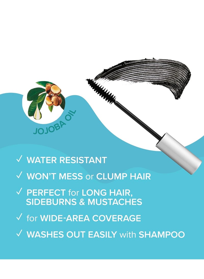KISS RED by Kiss Quick Cover Root Touch Up Rescue, Mascara Natural Water-Resistant Temporary Gray Concealer Cover Up Brush for Hair Mustache & Beard (Natural Dark Brown) (2Pcs)  - Image 3