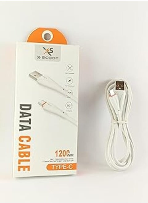 X-SCOOT USB Type C 2.4A Fast Charging and Data Transfer