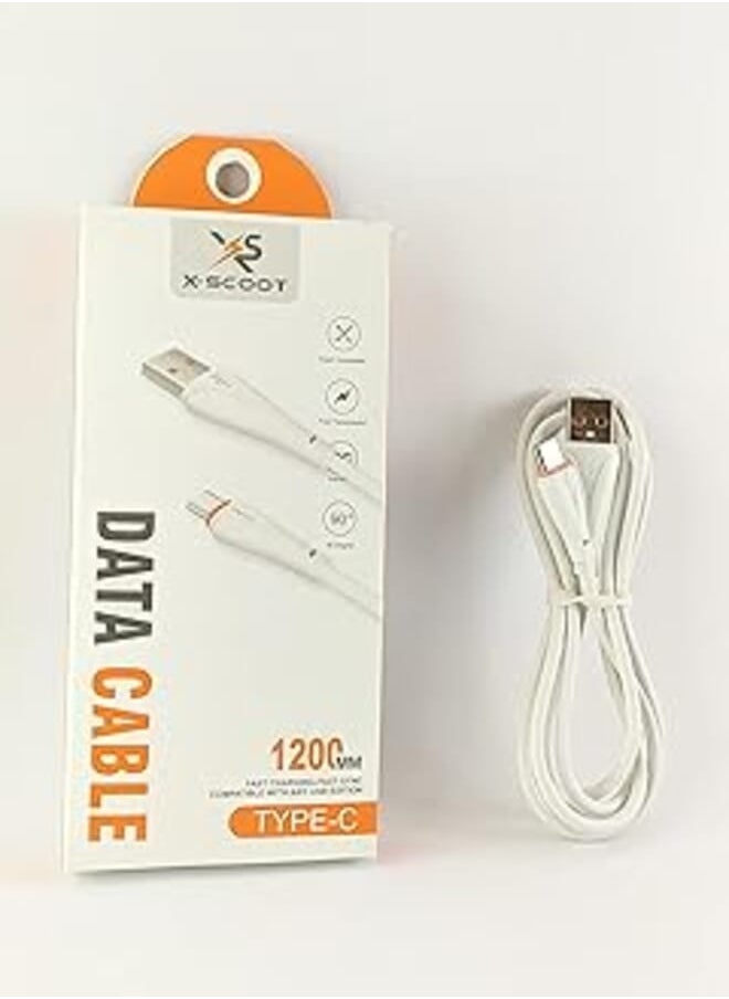 X-SCOOT USB Type C 2.4A Fast Charging and Data Transfer