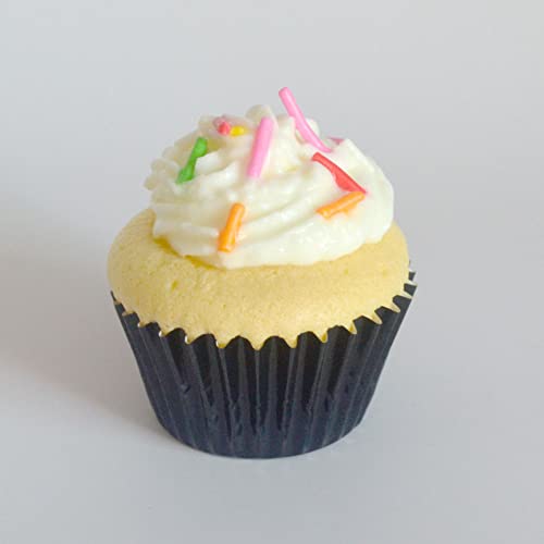 Huaswan Black Foil Cupcake Liners Mini Paper Baking Cups for Party and More, 240-Count - Image 5