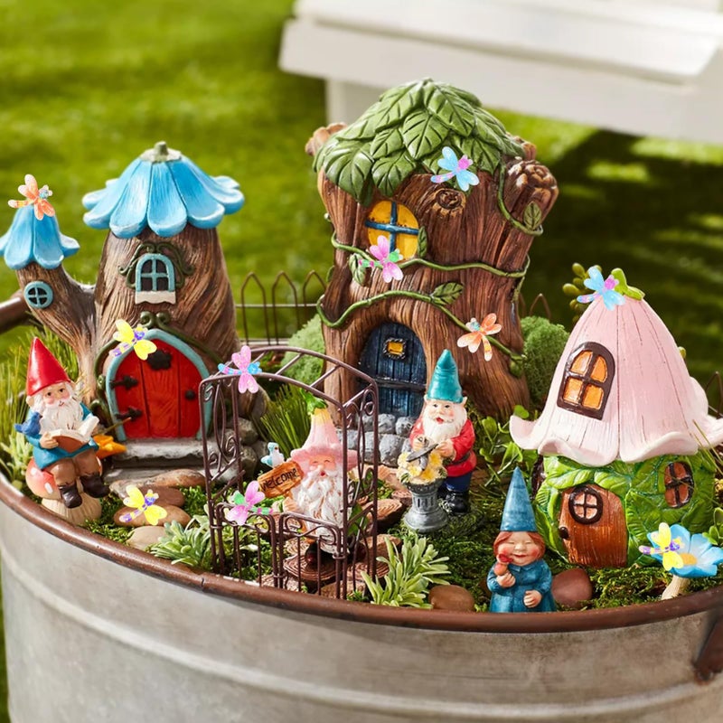 QUPIVA 90Pcs Mini Resin Dragonflies Figurine, Tiny Dragonfly Garden Decor for DIY Crafft Fairy Garden Dollhouse Micro Landscaping Decoration - Image 2