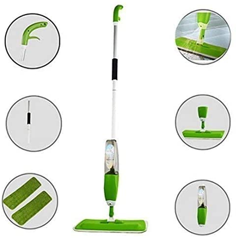 Khakhi Spray Mop for Floor Cleaning Floor Mop Microfiber Pads Dry Wet Spray Mop for Home Kitchen Hardwood Laminate Wood Vinyl Ceramic Tiles Floor Cleaning - Image 5