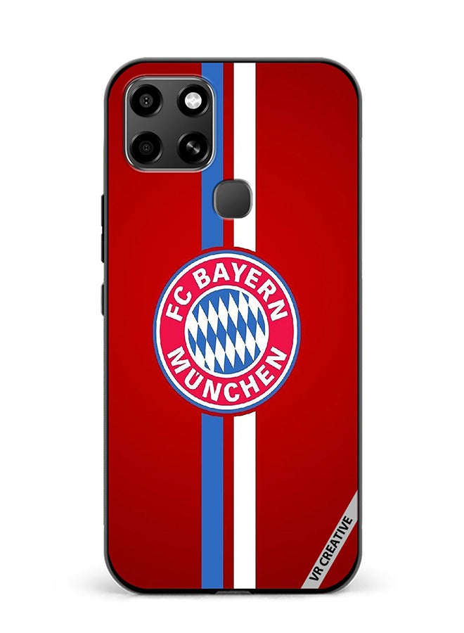 VR CREATIVE Protective Case Cover For Infinix Smart 6 Fc Bayern Munchen Logo Red Design Multicolour - Image 1