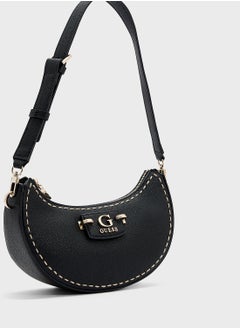 GUESS Nastra Top Zip Shoulder Bag  - Image 4