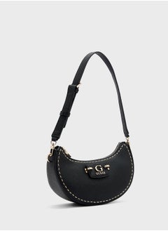 GUESS Nastra Top Zip Shoulder Bag  - Image 3
