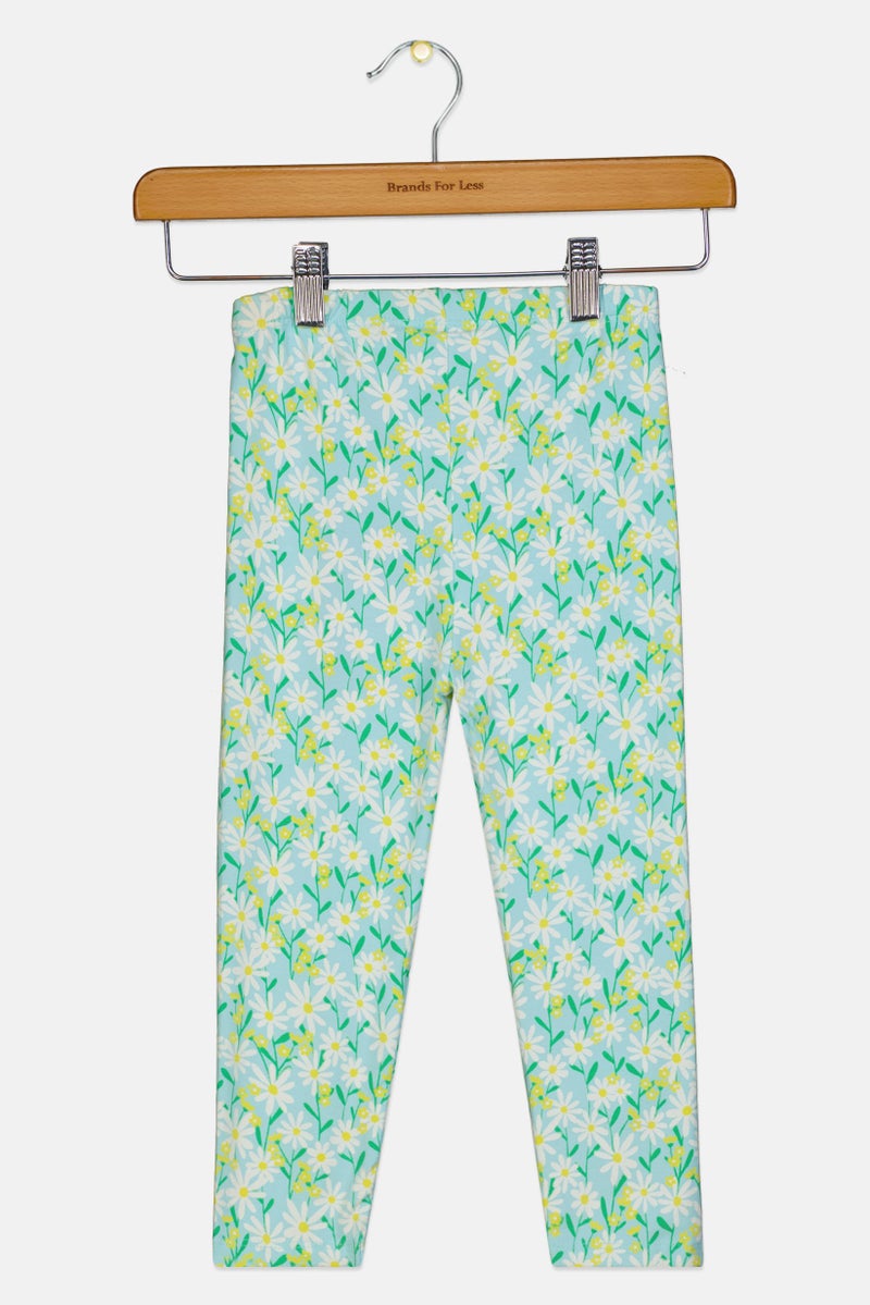 Hamleys Toddlers Girl Floral Print Pull On Leggings, Multicolor - Image 2