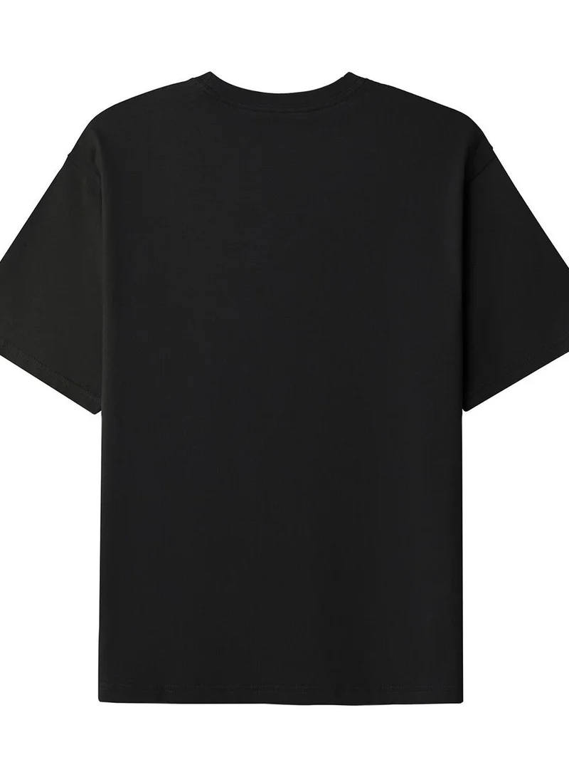 GIORDANO Men’s Graphic Print Cotton Jersey Tee – Relaxed Fit