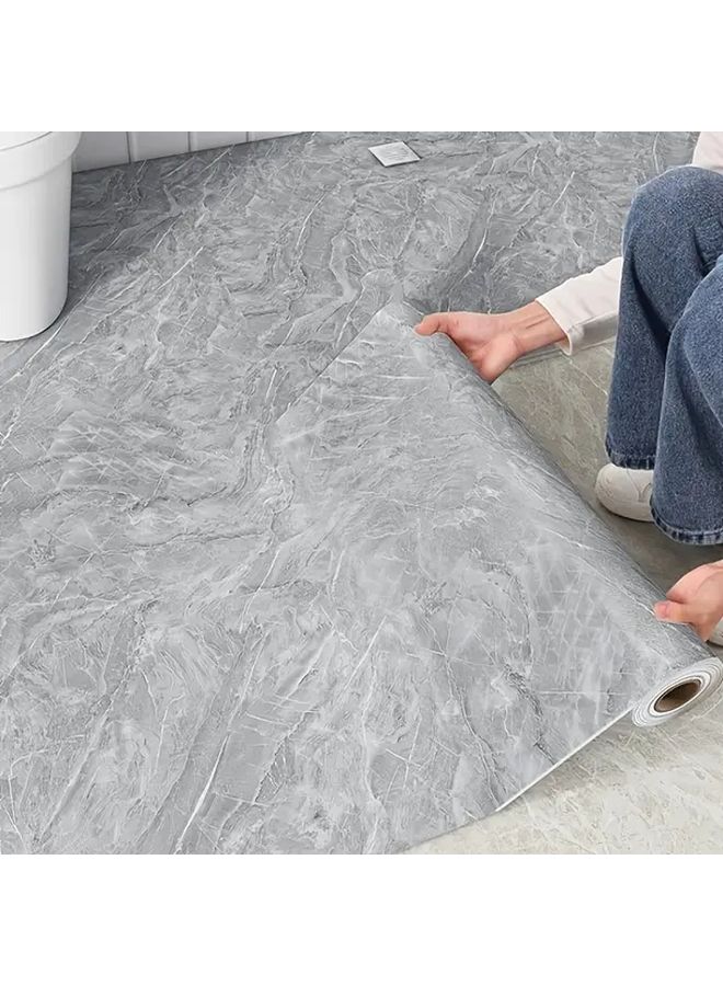 Blue Flowstone Self Adhesive Marble Contact Paper 196 Inch Peel Stick Vinyl - Image 1