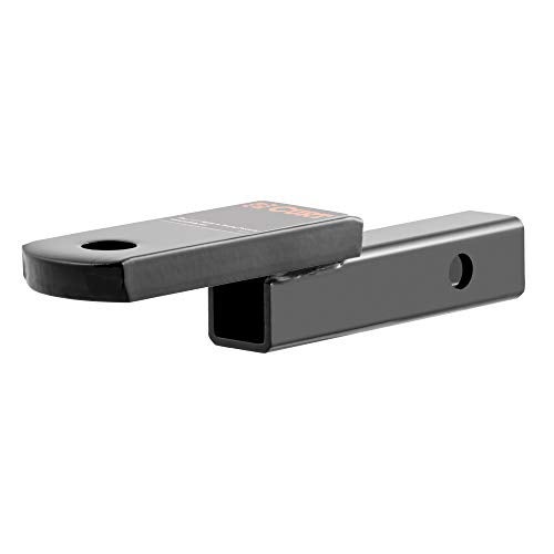 CURT 45018 Class 1 Trailer Hitch Ball Mount, Fits 1-1/4-Inch Receiver, 2,000 lbs, 3/4-Inch Hole, 1-1/4-In Drop, 5/8-Inch Rise, Gloss Black Powder Coat - Image 1