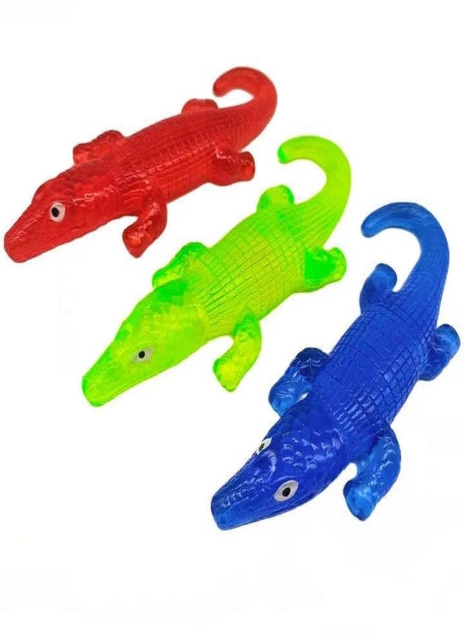 AGC Fidget Toys Stretchy String Autism Sensory Toys for Kids Stress Relief Animals Squeeze Press for Hand Exercise and Relaxation Squishy Pack of 1 (Lizard, Crocodile, Mouse) - Image 3