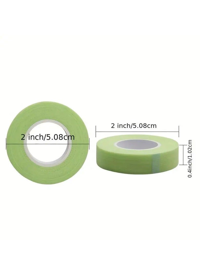 أوريتي 6 قطع شريط الرموش لاصق شريط الرموش لتمديد الرموش توريد تنفس micropore نسيج شريط طبي تحت العين أدوات الرموش الفردية-3 وردي و 3 أخضر - Image 4