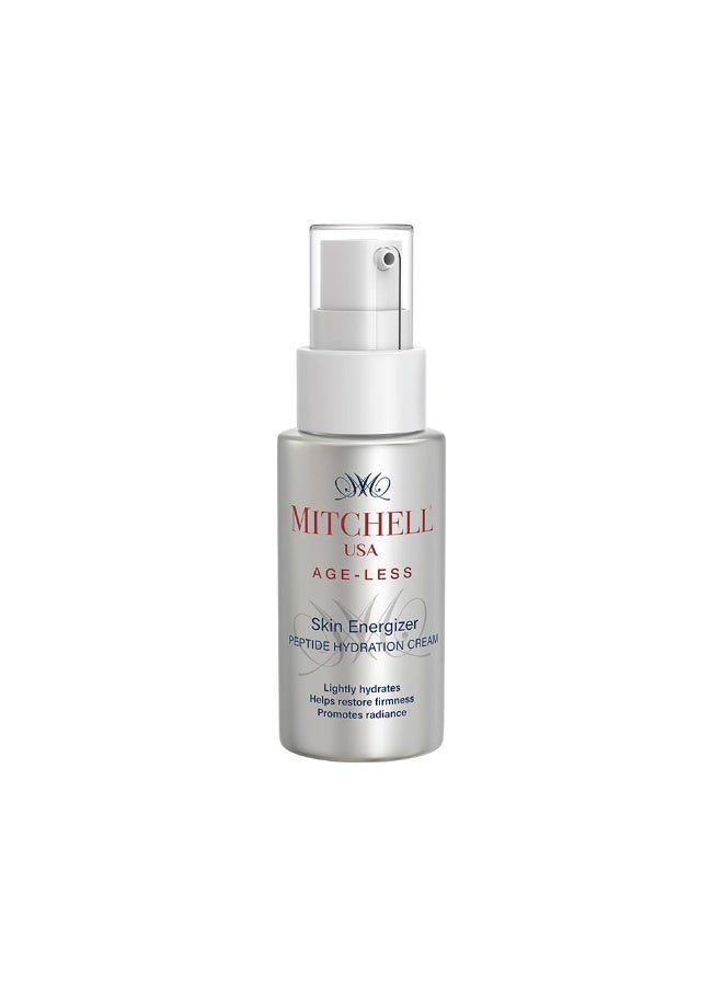 Mitchell USA Skin Energizer Peptide Moisturizer Cream for Cell Renewal & Repair, Hydrating & Moisturizing Dry Skin & Reduces Wrinkles Lotus Seed Extracts, Pumpkin Seed Extracts, Pine Bark Extracts & Apple Extract for Unisex All Skin Type, 30ml - Image 1