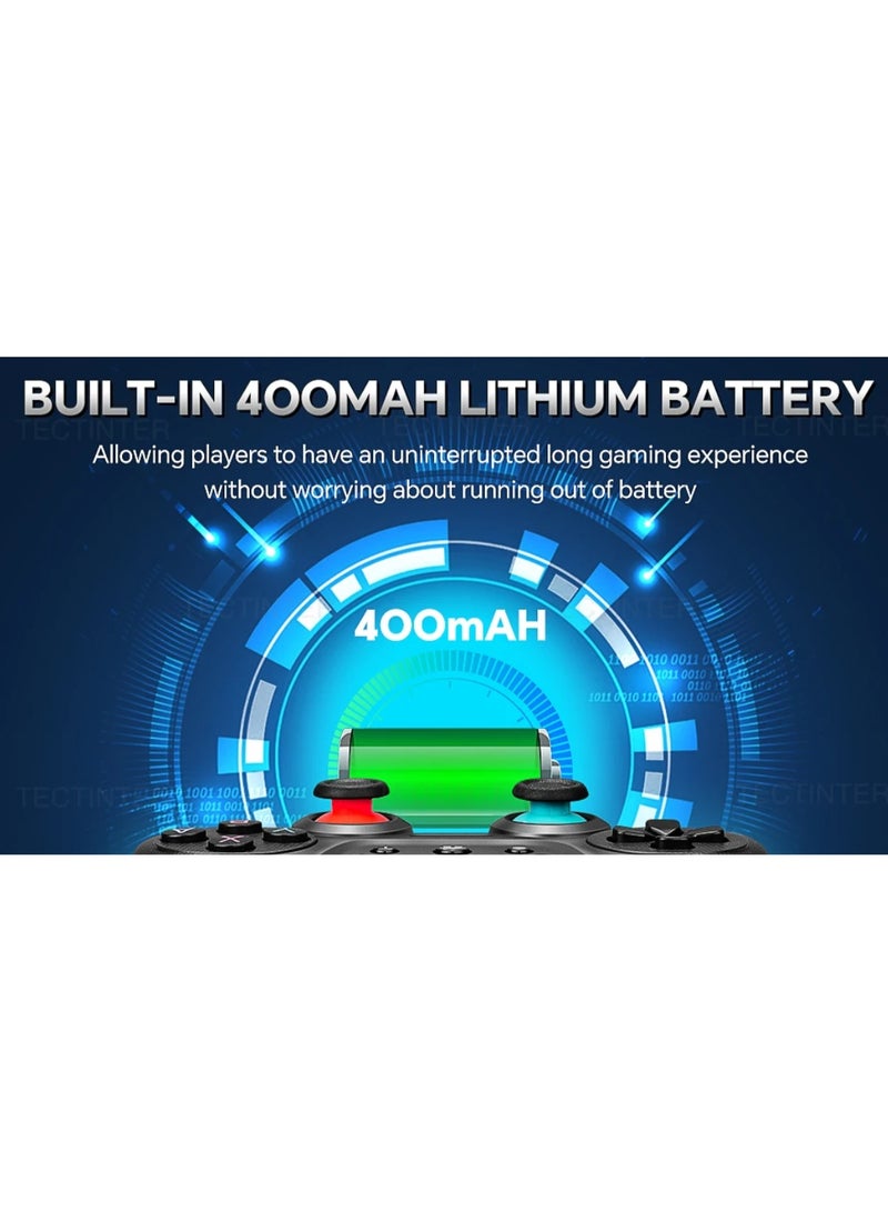 وحدة تحكم ألعاب USB لاسلكية بمقبض مزدوج وعصا تحكم اهتزازية ولوحة ألعاب وحدة تحكم لوحة ألعاب للكمبيوتر الشخصي - Image 3