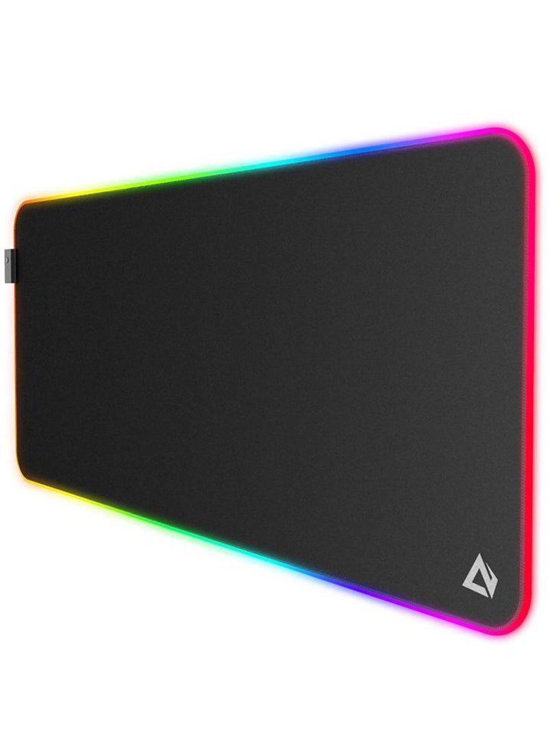 Aukey - RGB Gaming Mouse Pad Large XXL (900 X 400 X 4 MM) Thick Extended Mouse Mat Non-Slip Spill-Resistant Desk Pad with Special-Textured Surface, Anti-Fray Stitched Edges for Keyboard, PC - Image 1